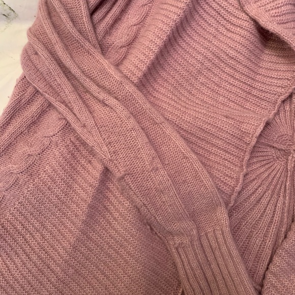 Lilac Cocoon Wrap Sweater size S - Picture 3 of 3